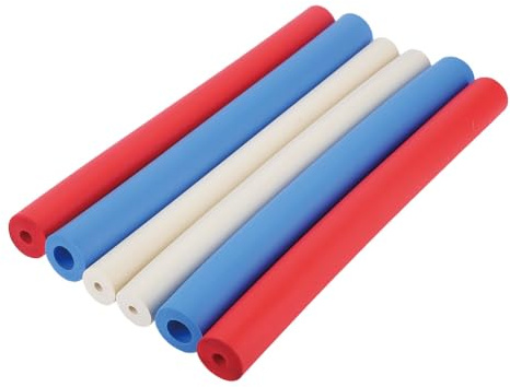 6 Pcs Foam Tubing, 12 Inch Foam Handles Support Utensil Padding Grips Spoon Fork Round Hollow Cell Tube Slip Resistant Gripping Cut Length Provides Wider Larger Grip Pipe Cutlery for Disabled Elderly