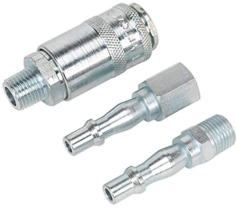 Sealey Ac60 Air Tool Coupling Kit 1/4Bsp