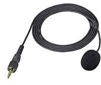 Sony ECMX7BMP Electret Condenser Lavalier Microphone for UWP Series, Black