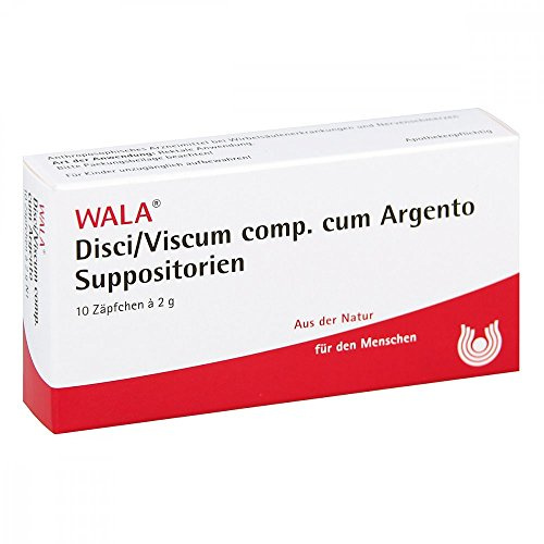 Disci/Viscum Comp. cum Argento Suppositorien 10X2 g
