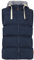 Blend BHJens Herren Weste Steppweste Outdoor Weste mit Kapuze Stehkragen Eingrifftaschen Regular fit, Größe:S, Farbe:Navy (70230)