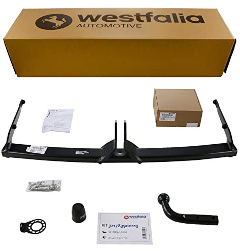 Westfalia Gancio Traino Fisso per VW Golf 7 Variant, 06/2014-08/2020, Solo per Veicoli Senza Preparazione Preliminare, Viene Fornito con un Kit di Cablaggio Specifico per il Veicolo a 13 Pin