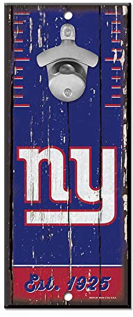 Wincraft New York Giants NFL Bottle Opener Sign