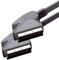 'Scanpart 7024670213051 21 Broches câble de Connexion péritel, 5 m Noir