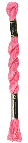 DMC 115 5-956 Pearl Cotton Thread, Geranium, Size 5