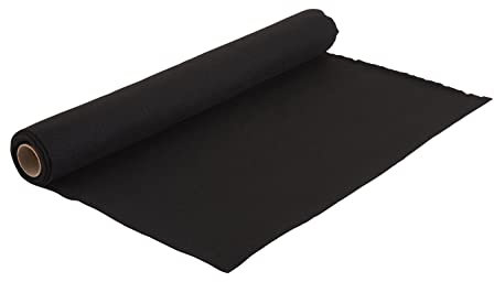 VBS Bastelfilz 45x100cm filzen basteln Filzrolle Schwarz