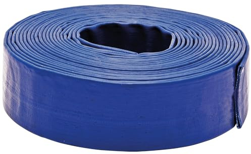 SIP 1 10m Layflat Delivery Hose, PVC Water Pump Discharge Hose for Irrigation & Drainage