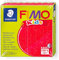 STAEDTLER ofenhärtende Modelliermasse FIMO kids, rot glitter, extra weich und geschmeidig, speziell für Kinder, Normalblock 42g, 8030-212