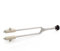 Stimmgabel nach Rydel Seiffer mit Fuss c128/C64 | Color Deluxe | aus Edelstahl titaniumbeschichtet | Farbe: silber