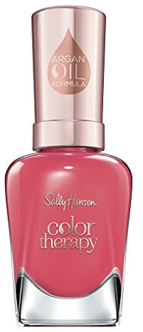 Sally Hansen Color Therapy Nagellack mit Arganöl Aura’nt You Relaxed?, Rot, sofort pflegender Farblack mit glänzendem Finish, Nr. 320, 1 x 14 ml