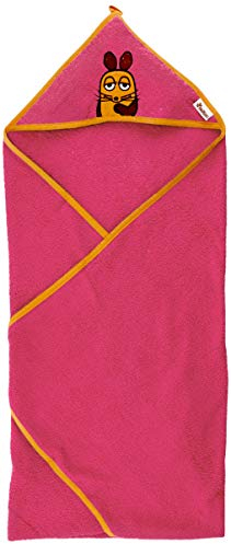 Playshoes Unisex Kinder Frottee-Kapuzentuch die Maus 340040, 18 - Pink, 100x100cm