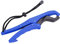 Alomejor Floating Fishing Gripper Gear ABS Fish Lip Grip Pliers Fish Clamp with Adjustable Rope(S-Blue)