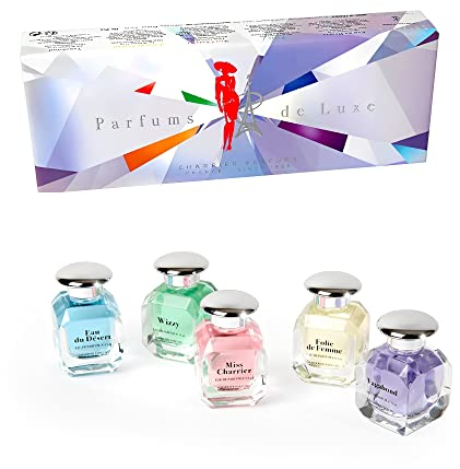 Charrier Parfums Luxus-Eau de Parfum Miniatur, Mehrfarbig, 60 ml (5er Pack)