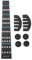 Violin Zubehör, RiToEasysports Lautstärkeregler Dämpfer Griffbrett Fünf Klauen Runddämpfer Dämpfer Violin Zubehör Set Kit