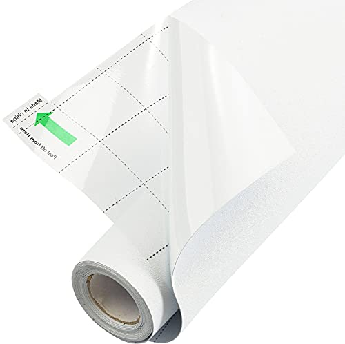 FEOMOS Weiße Fensterfolie Blickdicht Milchglasfolie Sichtschutzfolie Selbstklebend 100% Lichtundurchlässig Scheibenfolie Statische Dunkel für Schlafzimmer Badezimmer Büro 60cmx300cm