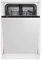 beko DIS35020 - SLIM 45 cm built-in dishwasher with total retractable, 10 place settings, LED, silent