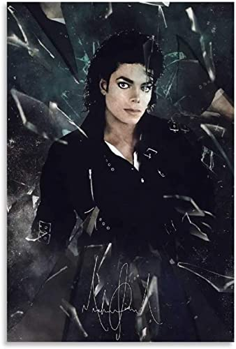 DIY 5d Diamant Malerei Kits FüR Erwachsene Und Kinder Michael Jackson Popsänger Cool Kreuzstich Art Kristall Strass Stickerei Painting 15.7x19.7(40x50cm) Kein Rahmen