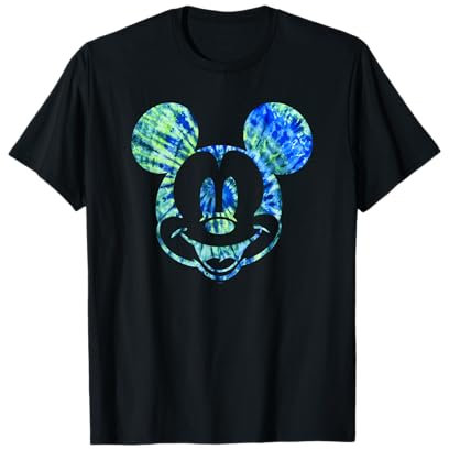 Disney Mickey Mouse Green Tie Dye T-Shirt