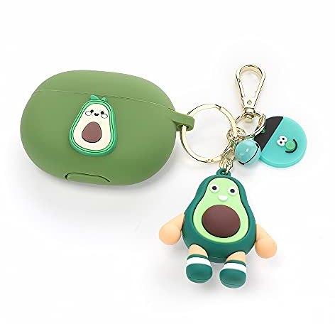 Estuche Beats Studio Buds con Llavero de muñeca, XMBYGY Estuche de Carga de Dibujos Animados de Silicona Kits de protección de cordón antipérdida compatibles con Los auriauri inalámbricos Beats