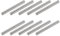 METALLIXITY Tassello Perno (5x50mm) 10pz, 304 Acciaio Inox Scaffale Supporto Pioli Perno Fissaggio Elementi - per Metallo Dispositivi, Mobili Installazione, Industriale, Fai da Te