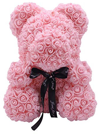 Ours en, Ours en Ours Roses Ours Fleur Artificielle Fleur Éternelle Ours en Fait À La Main, pour La Saint Valentin, Anniversaire, Anniversaire, Mariage