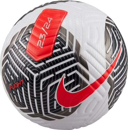 Nike Flight - Fa23 Pallone White/Black/Bright Crimson 5