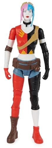 DC Comics, Harley-Quinn Actionfigur, Sammelspielzeug Superhelden 30 cm für Jungen und Mädchen ab 3 Jahren
