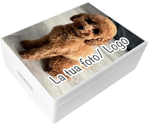 Creative DECO Blanca Caja Personalizada con tu Foto | Regalo Personalizado