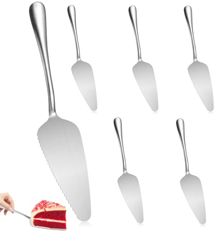 EnixwH 6 Pieces Spatule Patisserie Anglées, Spatule à Palette en Acier Inoxydable, Crème Spatule Ensemble, Outil de Modelage pour la Pâtisserie et la Cuisine, des Cupcakes et des Pâtisseries