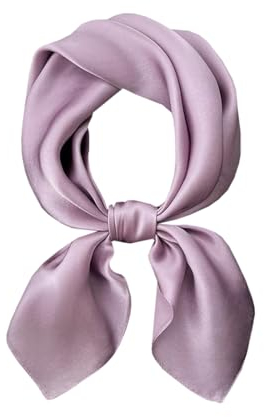 KOOYOL Damen Seidentuch Seide Leicht Seidenschal Bandana Halstuch Kopftuch Elegante Schal Tuch Geschenk für Frauen