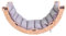 Buxibo Kletterbrücke/Kletterbogen aus Holz inklusive Kissen – Montessori-Klettergerüst – Naturholz – Kinderspielzeug – 97 x 47 x 52 cm