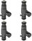 RORLL Benzin Einspritzdüsen Für VW Für Caddy II Für G&olf III Für Lupo Für Polo 6N 1 1,0 1,4 Auto Kraftstoff Injektoren 0280155731 030906031E Kraftstoff Injektor