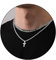 Rajputana Kette Mit Buchstaben,Buchstaben Kette,Halskette Herren,Kette Edelstahl,Kette Jungs,Kette Herren Silber,Ketten für Jungen,Initial Necklace,Chain Letter,Kette Buchstabe T