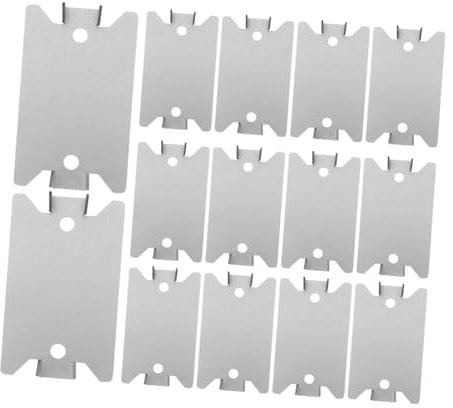 Artibetter 50pcs Studs Nail Plates Metal Cable Protector Plate Safety Wire Cover Electrical Cable Protection Nail for Plumbing