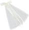 OATIPHO Brautschleier weißes Spitzenband Hochzeitsschleier für bräute weiß weißes Band bridal veil hochzeitskleider brautkleid Haarschmuck für die Braut kurze Schleier für Bräute Schleife