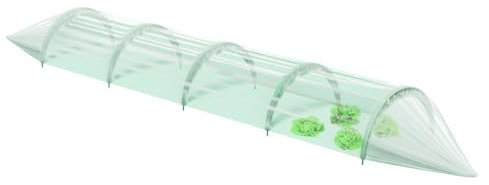Kreher XL Gartengewächshaus Folientunnel Anzuchthilfe 'Floo' in verschiedenen Größen (Größe wählbar) (XL (IFLT1))