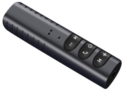 FYOBOT Receptor de Audio Bluetooth 5.0 Adaptador Auxiliar con Conector de 3,5 mm Receptor de Audio Portátil para Auriculares Altavoces
