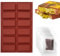 Molde Chocolate con 12 Cavidades, Antiadherente Moldes De Silicona Para Chocolat, Molde Tableta Chocolate, Moldes De Chocolato Profundo, Molde Chocolate Silicona, para Hacer Bombones Cubito de Hielo