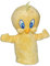 alles-meine.de GmbH Handpuppe gelber Vogel Tweety von Looney Tunes - Handspielpuppe Vögel Plüschtier/Handspielpuppen Kasperlefigur Sylvester