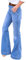 Jeanshose Damen Stretch Große Größen ： Schlaghose Damen Jeans Extra Lang Elegant Flared Jeans Gerades Bein Vintage Bootcut Jeans Klassisch Schlagjeans High Waist Freizeithose Stoffhose Palazzohose