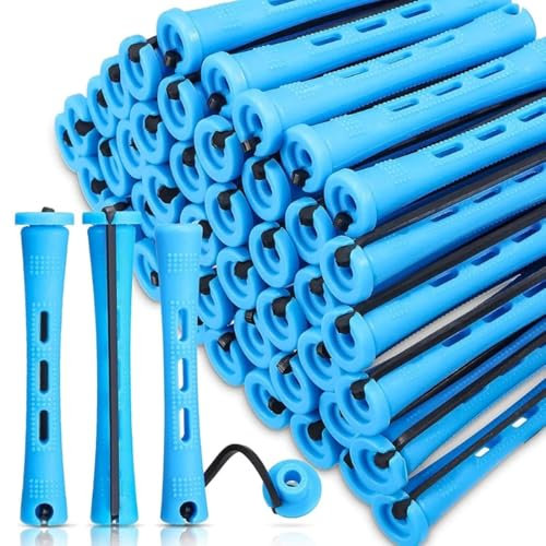 60 Pezzi Bigodini per Boccoli dei Capelli, Bigodini Piccoli Heatless Hair Curler per i Capelli Capelli Corti Lunghi Che Modellano lo Strumento i Bigodini dei Capelli Bigodini per Permanente