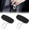 BECHS 2 Pcs Autositzgurt Sicherheitsgurt Anschnaller Verlängerung Auto Verlängern Gurtadapter Stecker Auto Sicherheitsgurt Clip Anschnaller Verlängerung Autogurt Stecker 70.9×68Mm Schwarz