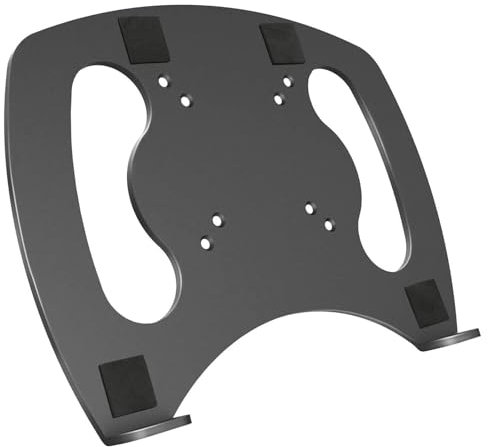 Vassoio per computer portatile VESA per montaggio VESA per braccio monitor/supporto VESA, supporto per laptop fino a 15,6 con VESA 100 x 100 mm, nero