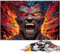 Adult Jigsaw Puzzles 1000 Pieces Colorful_psychedelic_of_a_Angry_Superhero The Jigsaw Puzzle with Matching Poster And Trivia Sheet 1000 PCS(75x50cm)