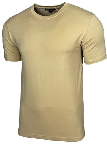 Classics Herren T-Shirt Uni Basic Kurzarm Slim Fit T-Shirt B-55