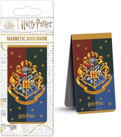 Harry Potter - Hogwarts Crest - magnetisches Lesezeichen - 9x4,5 cm