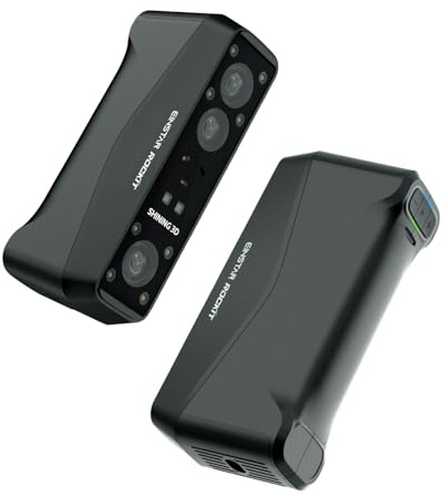 EINSTAR Rockit Wireless 3D Scanner, Blue Laser, Marker-Free, VCSEL Infrared | 19+19 Crossed & 7 Parallel Blue Laser Lines, for 3D Printing, Reverse Engineering, CAD, 90FPS