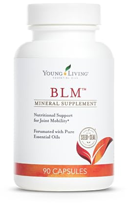 Young Living BLM Capsules 90 Capsules Essential Oils - Mineral Supplement - Nutritional Support - Glucosamine Sulfate - Collagen - Manganese Citrate