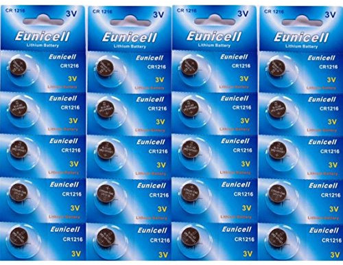 20 X CR1216 DL1216 1216 CR Lithium Button Cell Battery Batteries 3V