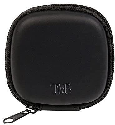 T'nB Schutzhülle für Stereo-Kopfhörer - Universal-Schutztasche, Schwarz, Weich, Modern, Leicht - Schutz während des Transports, Aufbewahrung